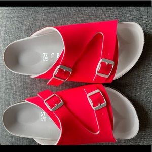Hot pink Birkenstock